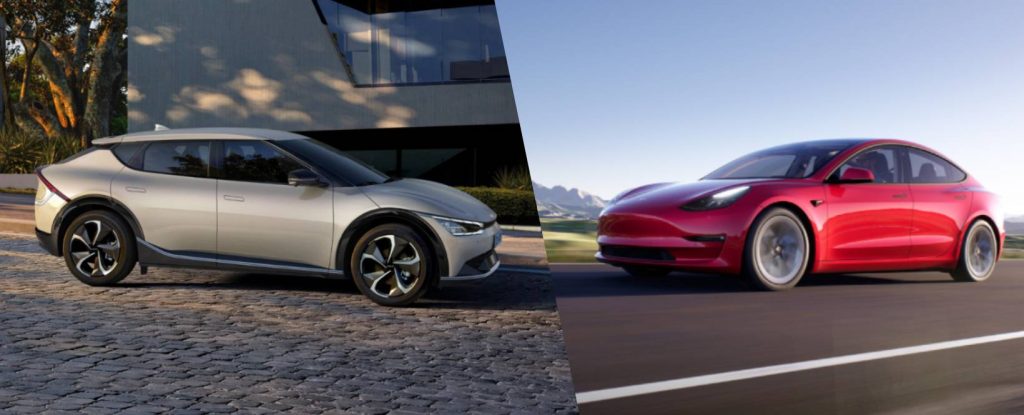 2022 Kia EV6 vs Tesla Model 3