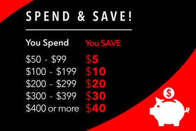Spend & Save Coupon